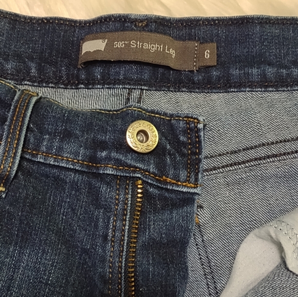 Levi's 505 Straight Leg Jeans Size 6 - Picture 12 of 15